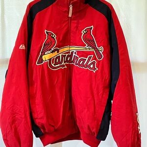 Majestic Red Cardinals Sports Jacket